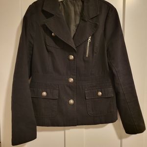 Black twill jacket size L